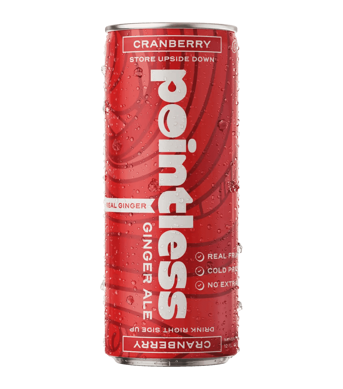 Pointless Cranberry Ginger Ale - 12pk - Pointless Ginger Ale