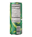 a can of lime ginger ale nutritional label